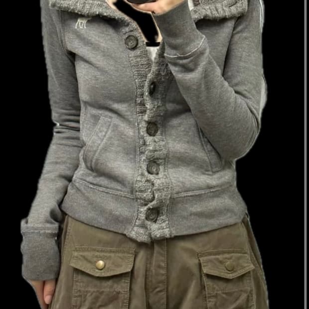 아베크롬비 니트 가디건