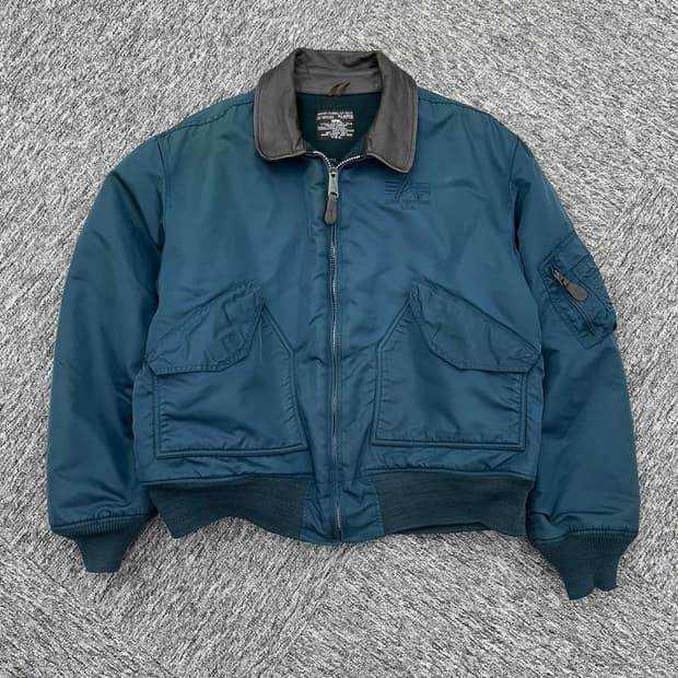 (XL)90'S ALPHA FLT-45F 항공점퍼-M904