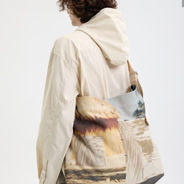 애프터프레이 프린트 크로스백