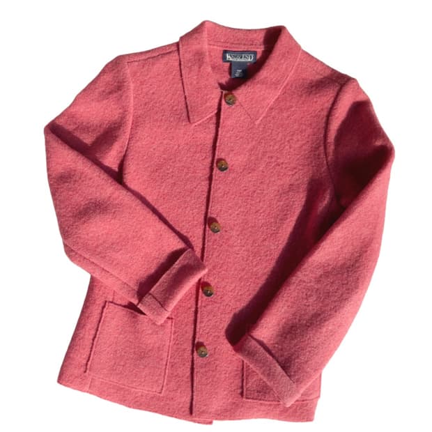 Pink Wool Jacket 핑크 울 자켓