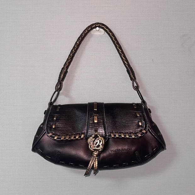 빈치스벤치 가죽 그런지 숄더백