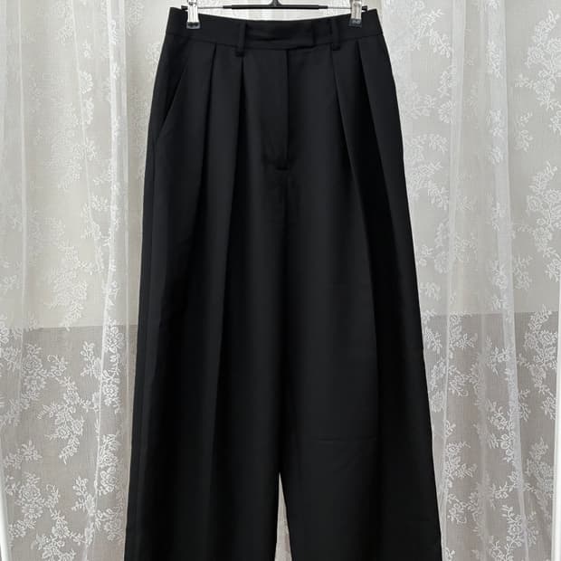 S) 오르 ORR 썸머 울 트라우저 블랙