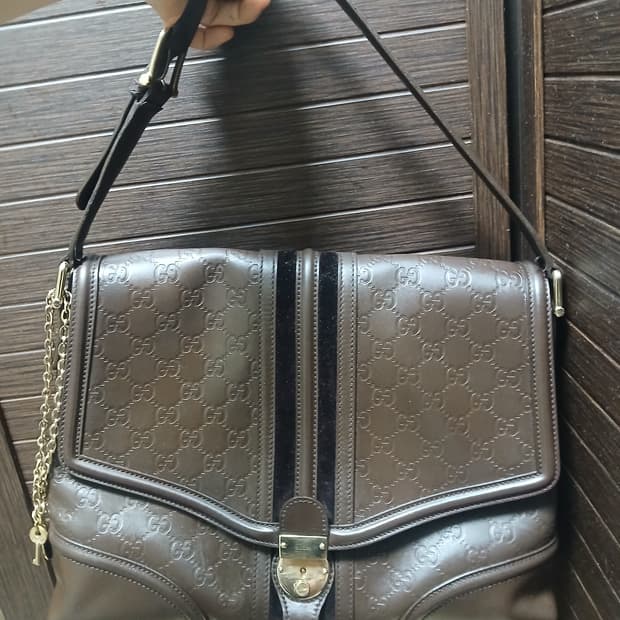 정품 구찌 시마 숄더백