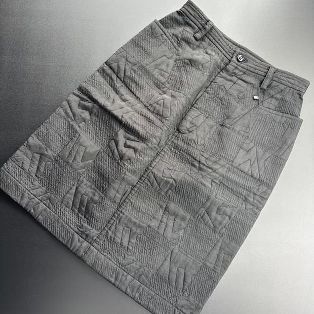 Comme des garcons quilted skirt