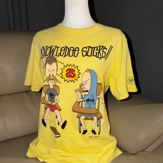 Stussy X Beavis and Butthead t-shirt