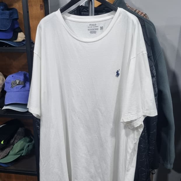 Polo Ralph Lauren 흰색 반팔티 국내 115~120 (2xL