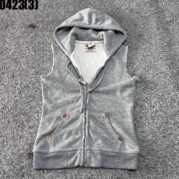 트루릴리전 후드집업 조끼 자켓