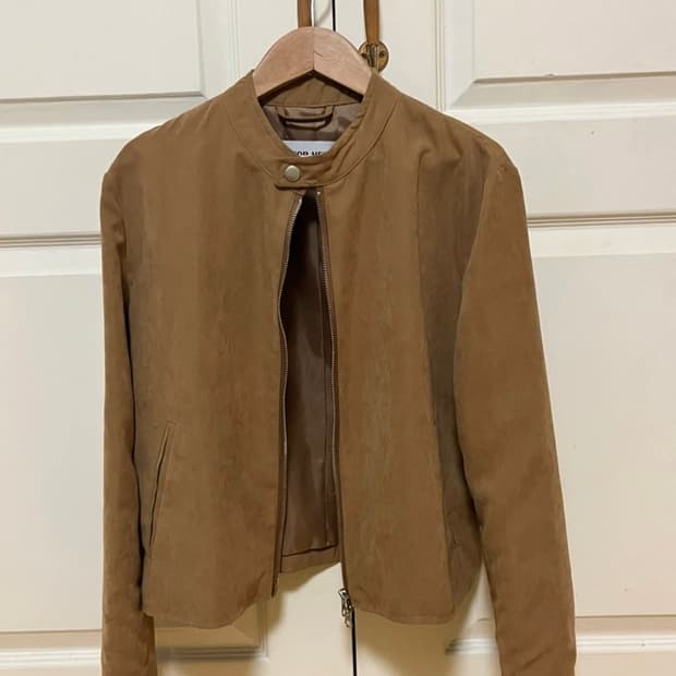 포허 스웨이드 자켓