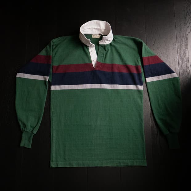 80s L.L.BEAN Rugby Shirt / XL(105) 