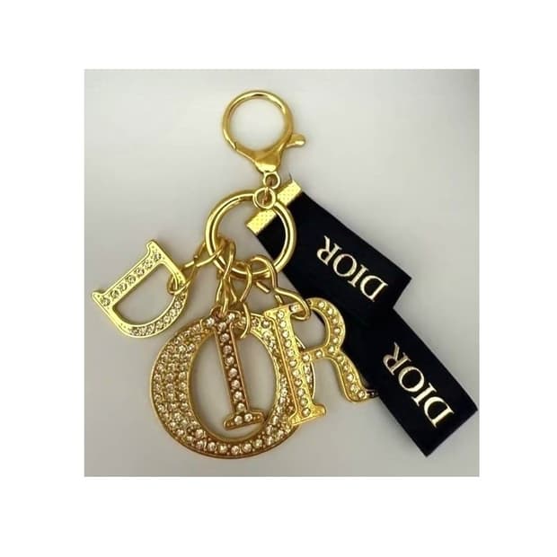 Dior Letter 큐빅 키링 (새제품)