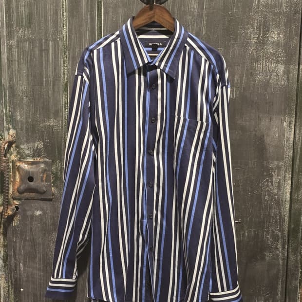 George Stripe Button-down Shirt