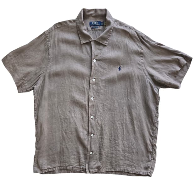 폴로 랄프로렌 린넨 캠프 셔츠