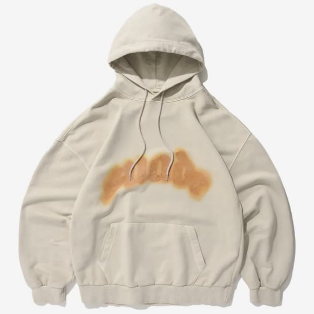 FIRE SUADE HOODIE [PIGMENT BEIGE] L
