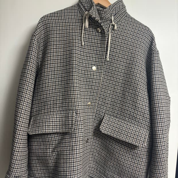 스튜디오톰보이 체크 코트