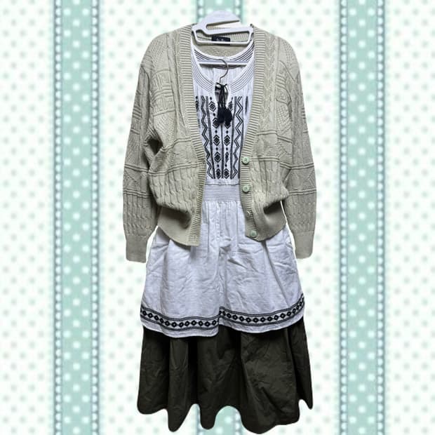 녹차맛 모리걸 코디 세트