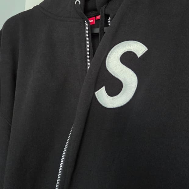 [XL] 슈프림 S로고 후드집업 2025FW