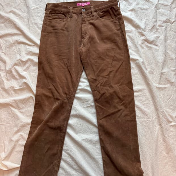 JUNYA WATANABE MAN PINK Corduroy pants
