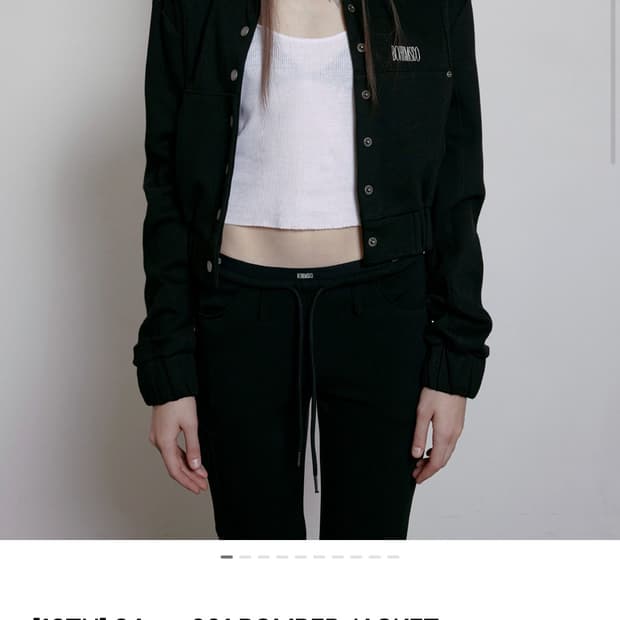 보헤미안서울 bomber jacket black