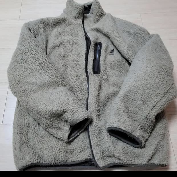 캉골 리버시블 양털 후리스