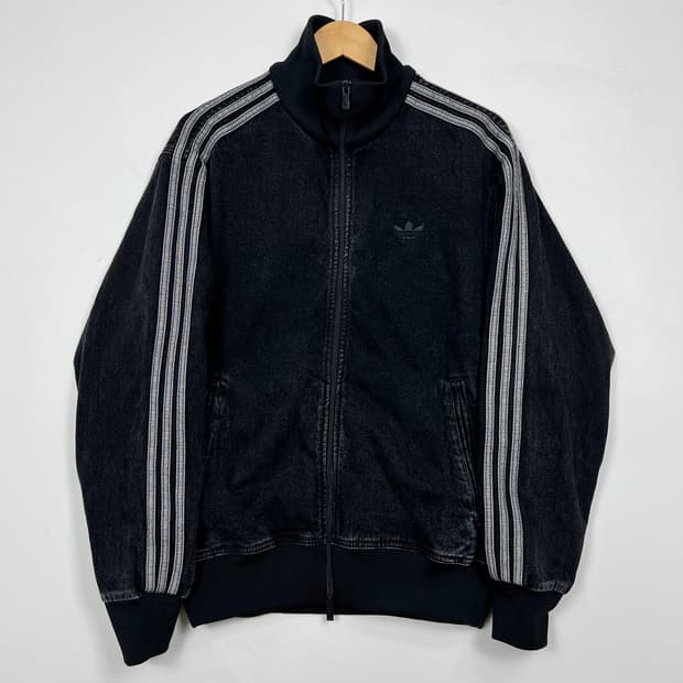 Adidas 아디다스 데님 파이어버드 투웨이 자켓