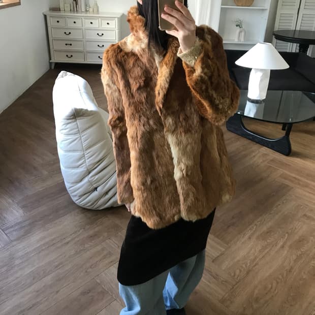 vintage fur jacket 