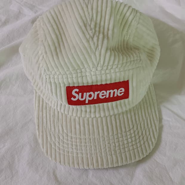 슈프림 코듀로이 캠프캡 모자