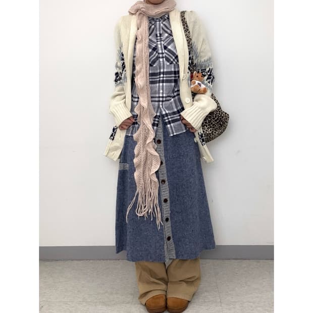 빈티지 히피 스커트