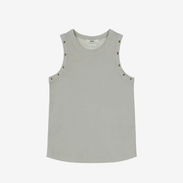 다이닛 락스타 스터드 슬리브리스 인 베이지