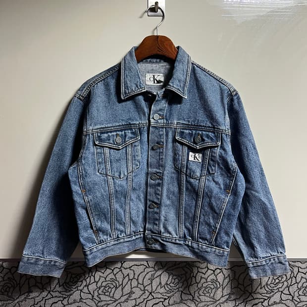 캘빈클라인 데님 자켓