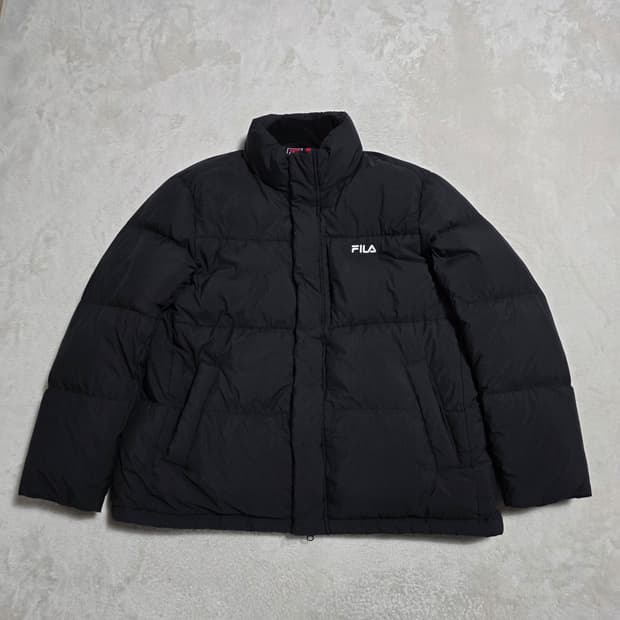 (110)휠라 에센셜 다운 패딩 점퍼 