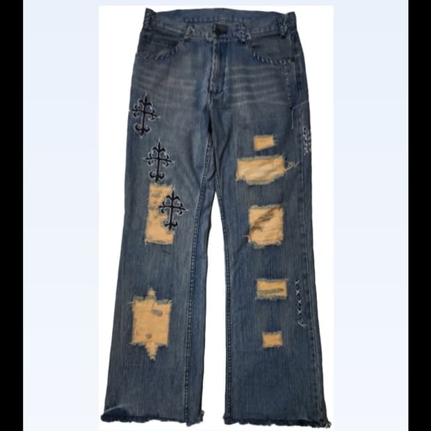 크롬하츠st 빈티지커스텀 부츠컷 팬츠31 플레어핏/히스테릭글래머/