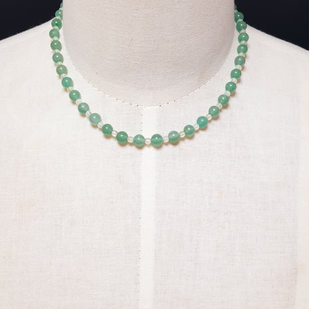 아프리카 그린 아벤추린 목걸이