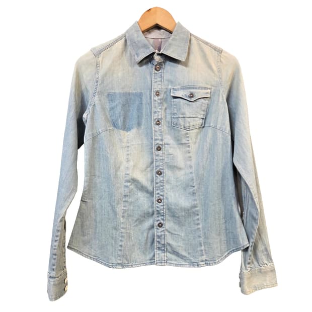 G-STAR RAW 청 데님 셔츠 남방 긴팔(S)
