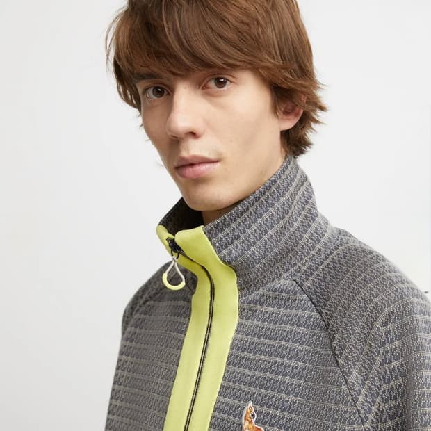 메종키츠네(Maison Kistune) 인따르시아 집업 가디건 L