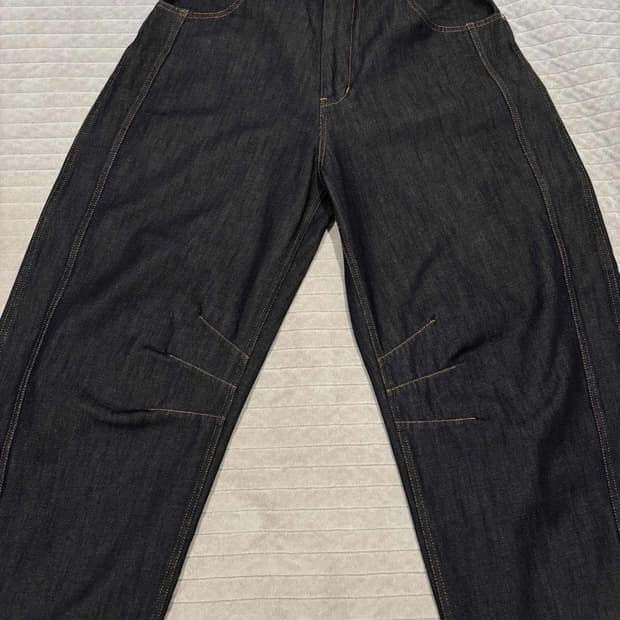 9999아카이브 테크니컬 커브드 데님진 팝니다