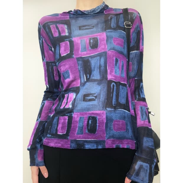 빈티지 실크 롱슬리브 이너