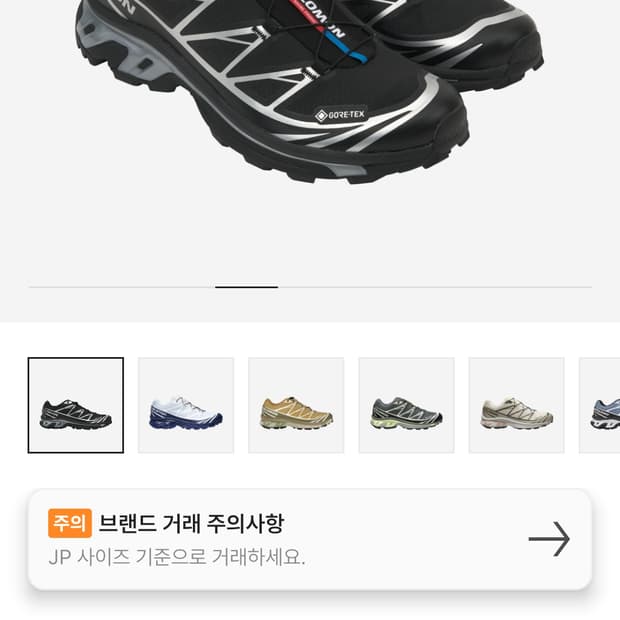 살로몬 xt-6 gtx 블랙 실버 (270)