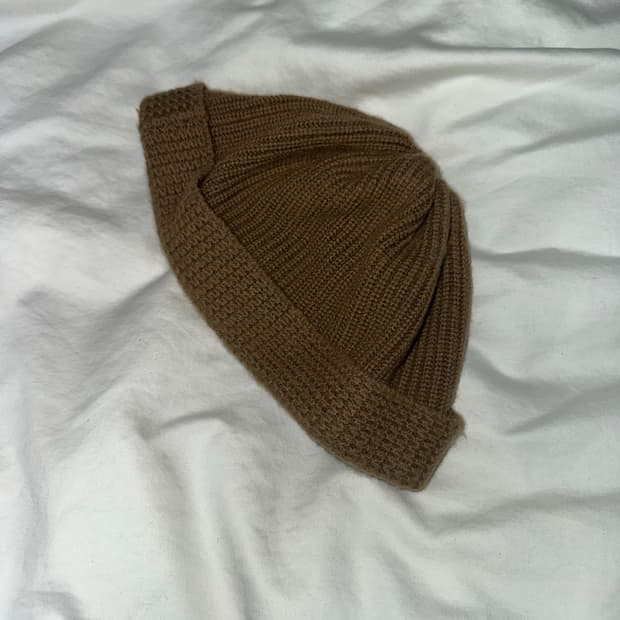 피그벨 울 캐시 혼방 워치캡