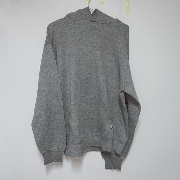 90년대 미제 러셀 에슬레틱 후디 그레이