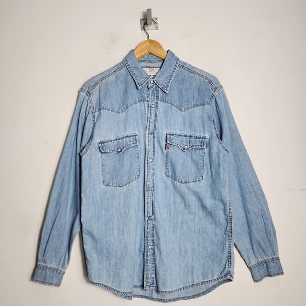 M 리바이스 웨스턴 데님 셔츠