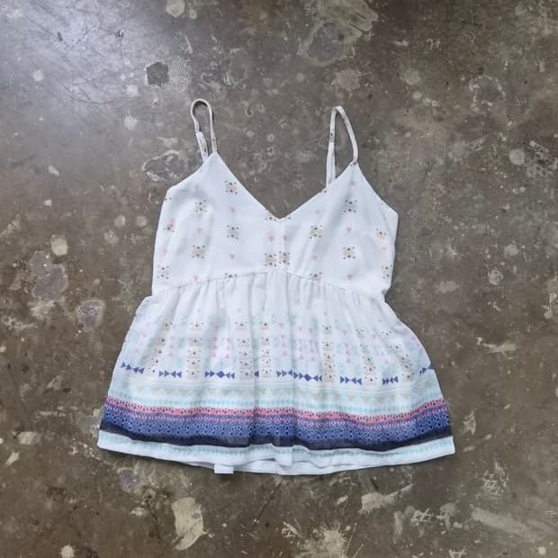 S) 홀리스터 쉬폰 뷔스티에