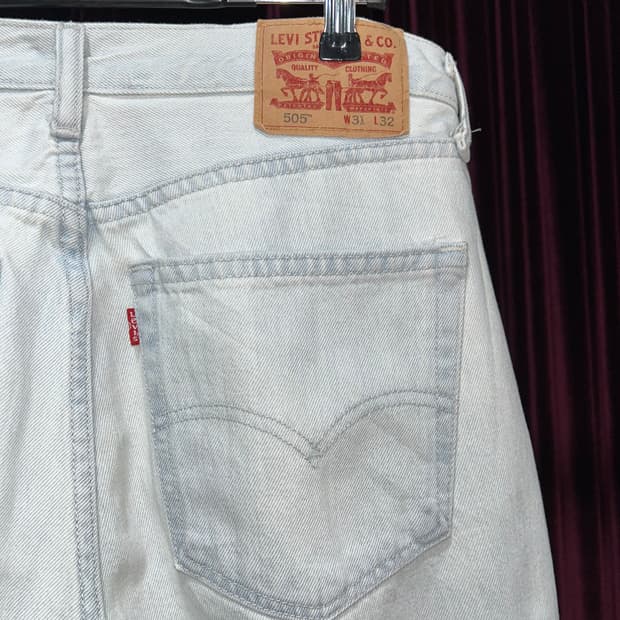 LEVI'S 505 washing denim pants