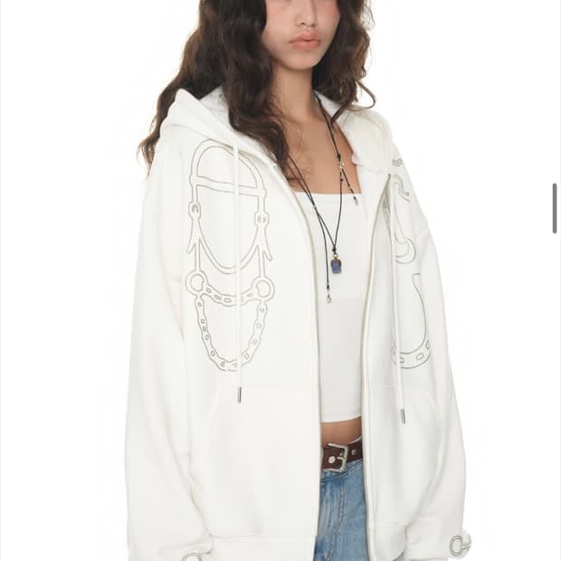 투머치택스 후드집업