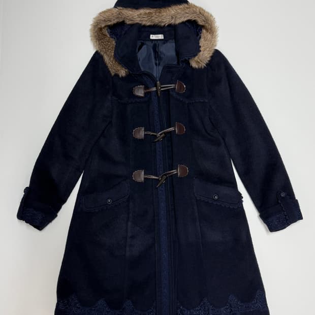 axes femme 네이비 떡볶이 코트