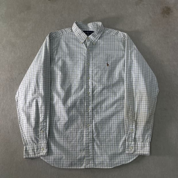 110 폴로랄프로렌 빈티지 체크 셔츠 