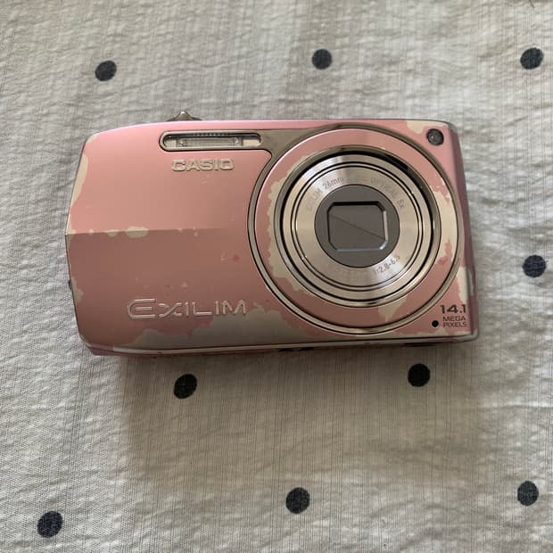 카시오 엑슬림 Z2300 핑크 디카