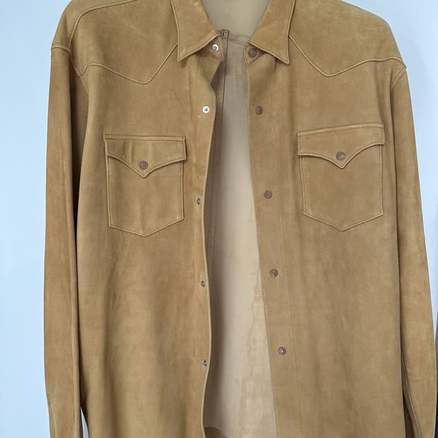 언유즈드 스웨이드 셔츠 자켓