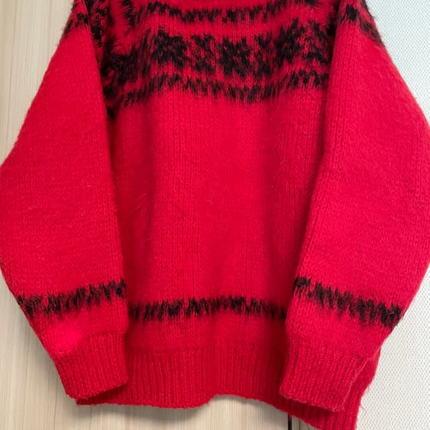 [Xs] celine 셀린 페퍼아일 자가드 울 니트 스웨터