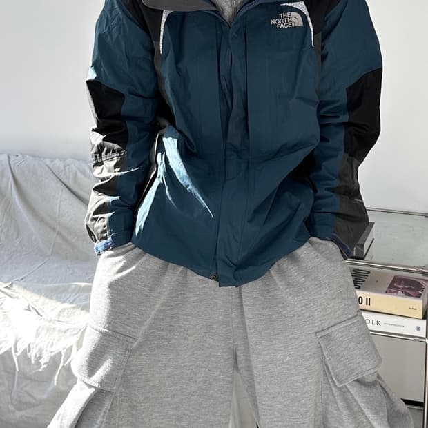 노스페이스 블루 고어텍스 써밋 시리즈 바람막이 100