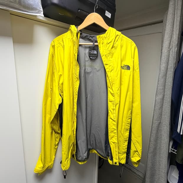 노스페이스 하이벤트 바람막이 옐로우